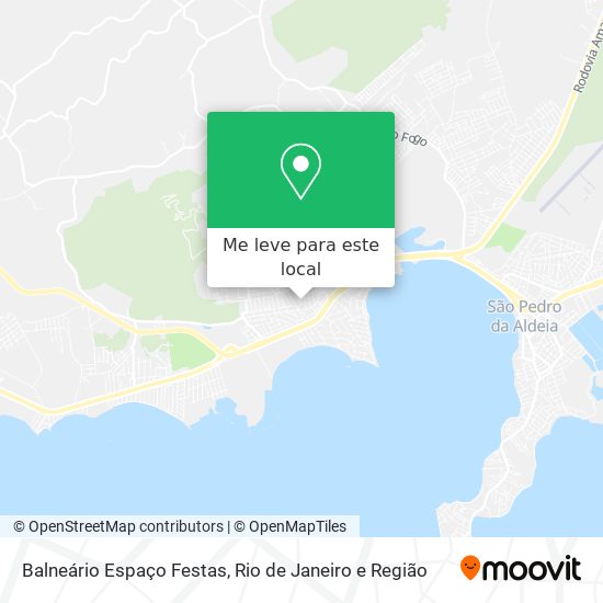 Balneário Espaço Festas mapa