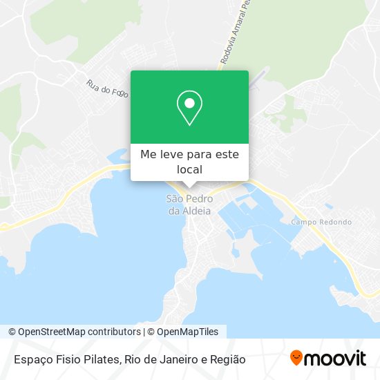 Espaço Fisio Pilates mapa