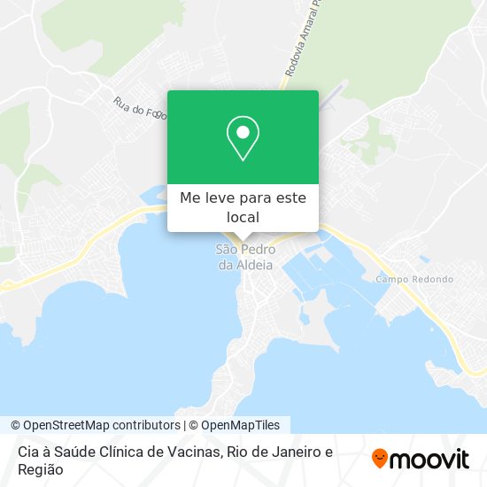 Cia à Saúde Clínica de Vacinas mapa