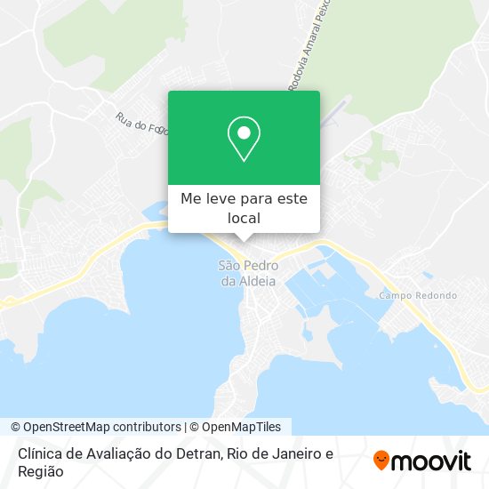 Clínica de Avaliação do Detran mapa