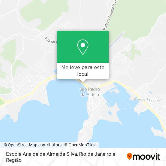 Escola Anaide de Almeida Silva mapa