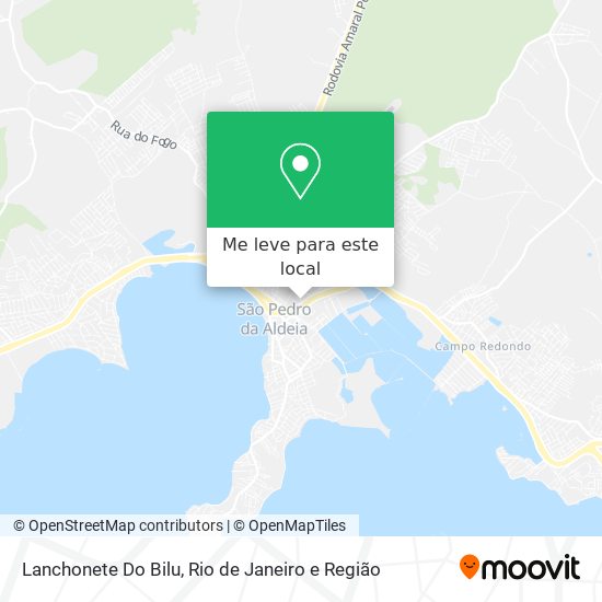 Lanchonete Do Bilu mapa