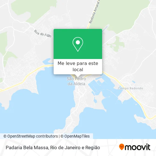 Padaria Bela Massa mapa