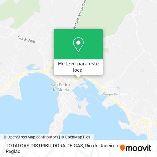 TOTALGAS DISTRIBUIDORA DE GAS mapa