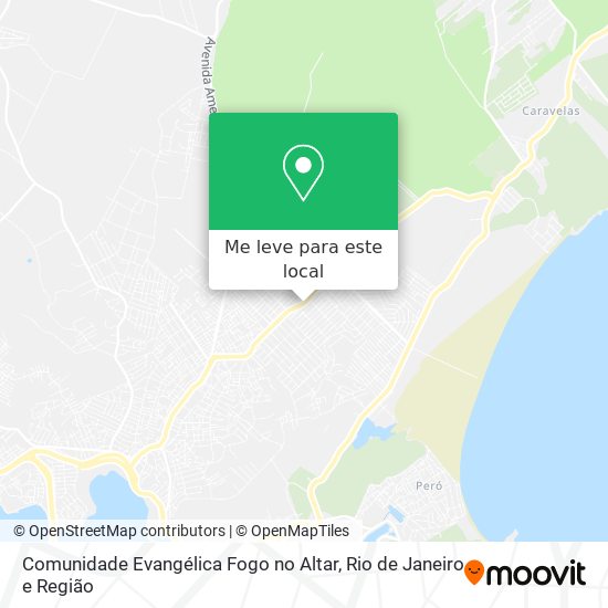 Comunidade Evangélica Fogo no Altar mapa