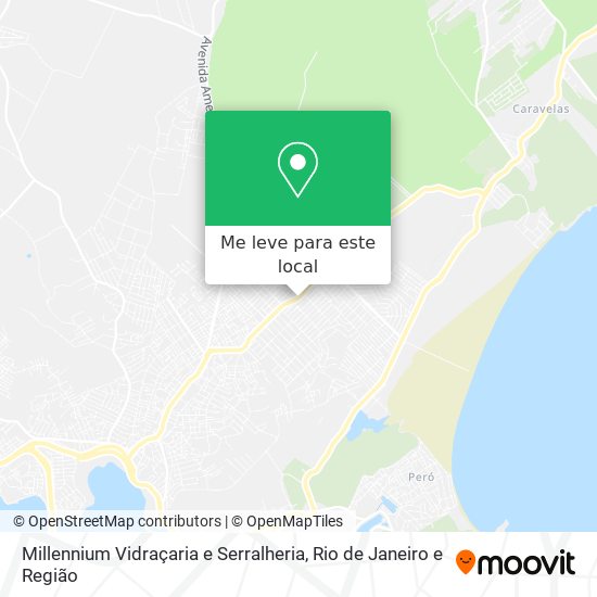 Millennium Vidraçaria e Serralheria mapa