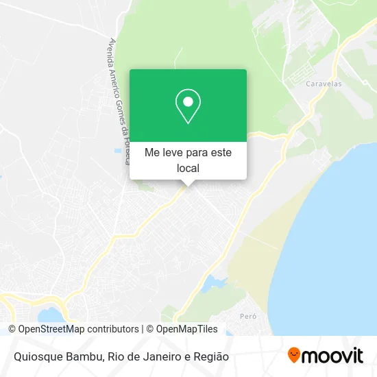Quiosque Bambu mapa