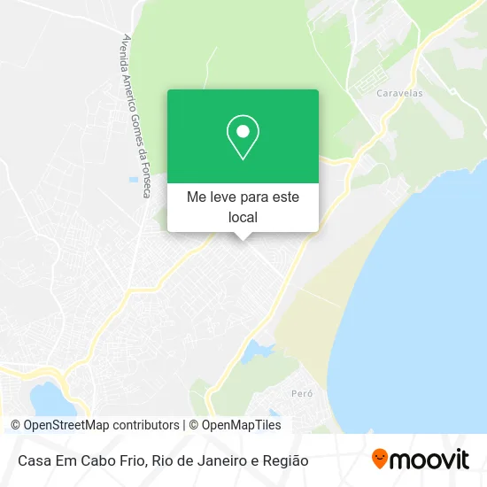 Casa Em Cabo Frio mapa