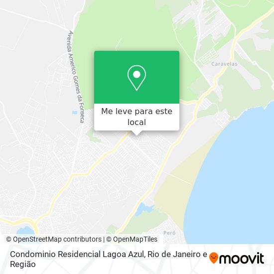 Condominio Residencial Lagoa Azul mapa