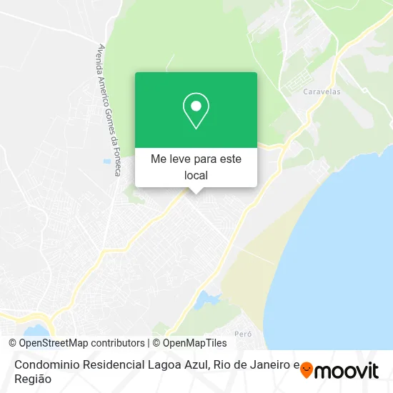 Condominio Residencial Lagoa Azul mapa
