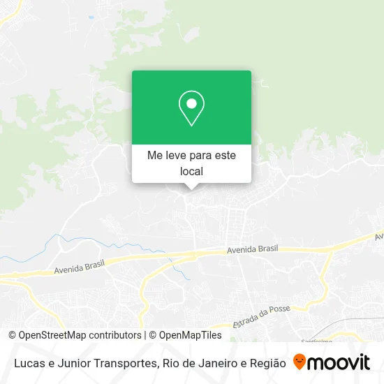 Lucas e Junior Transportes mapa