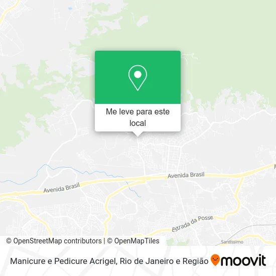 Manicure e Pedicure Acrigel mapa