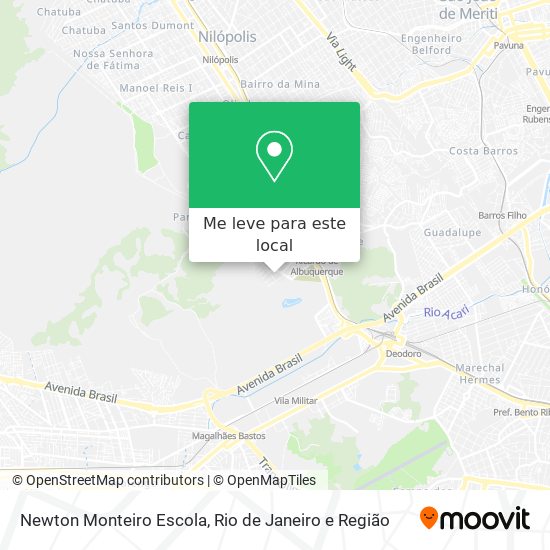 Newton Monteiro Escola mapa
