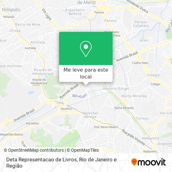 Deta Representacao de Livros mapa