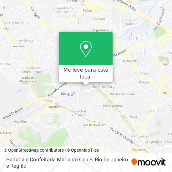 Padaria e Confeitaria Maria do Ceu S mapa