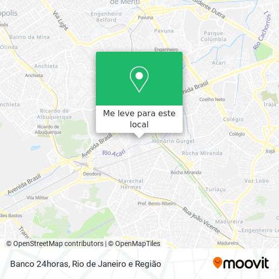 Banco 24horas mapa