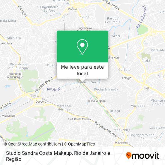 Studio Sandra Costa Makeup mapa