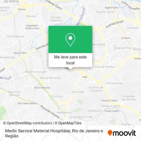 Medic Service Material Hospitalar mapa