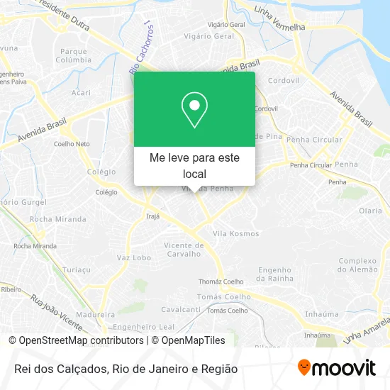 Rei dos Calçados mapa