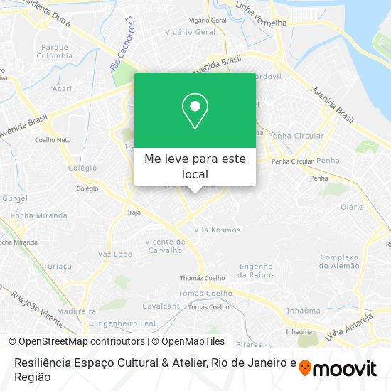 Resiliência Espaço Cultural & Atelier mapa