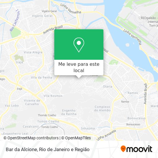 Bar da Alcione mapa