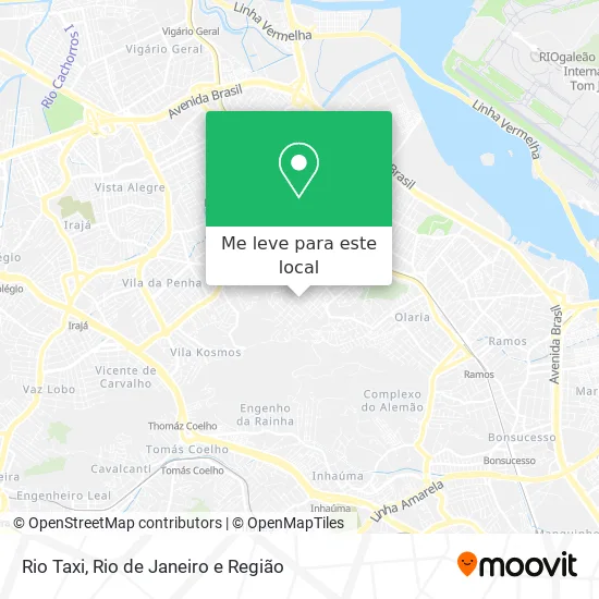 Rio Taxi mapa
