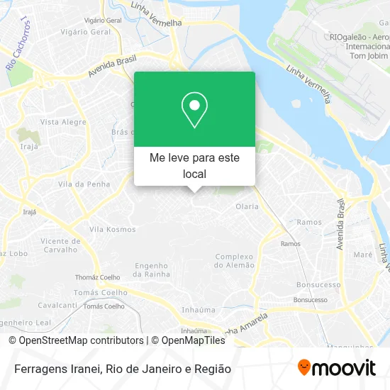 Ferragens Iranei mapa