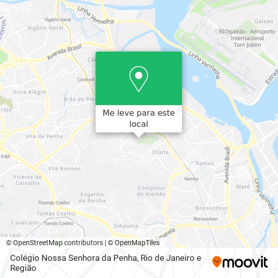 Colégio Nossa Senhora da Penha mapa