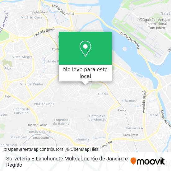 Sorveteria E Lanchonete Multsabor mapa