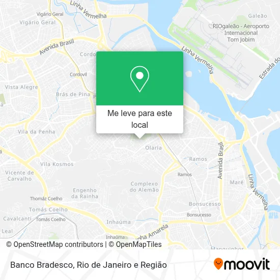 Banco Bradesco mapa