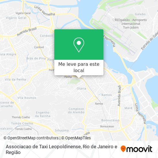 Associacao de Taxi Leopoldinense mapa