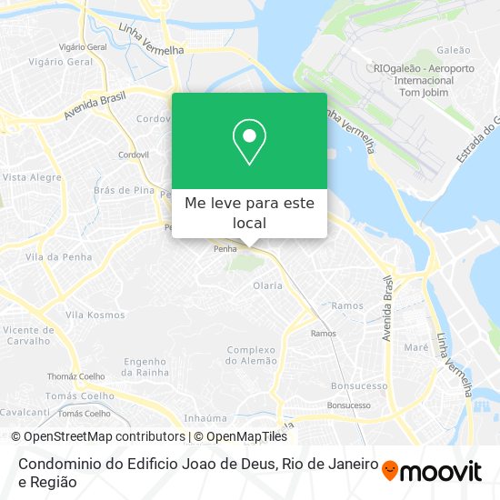 Condominio do Edificio Joao de Deus mapa