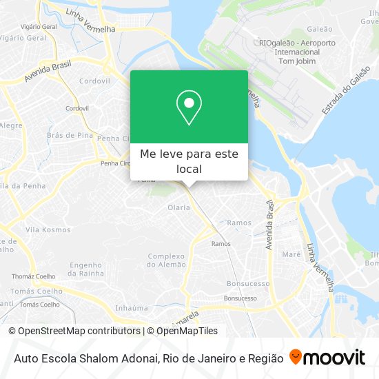 Auto Escola Shalom Adonai mapa