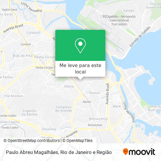 Paulo Abreu Magalhães mapa