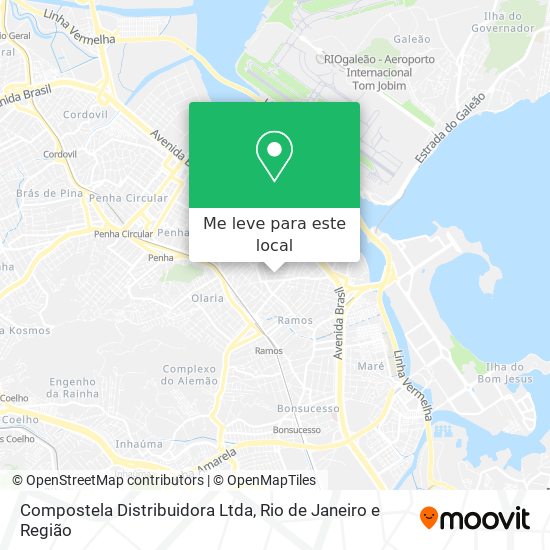 Compostela Distribuidora Ltda mapa