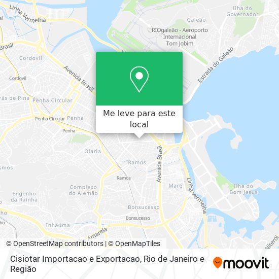 Cisiotar Importacao e Exportacao mapa