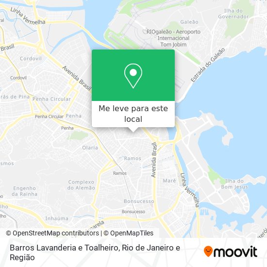 Barros Lavanderia e Toalheiro mapa