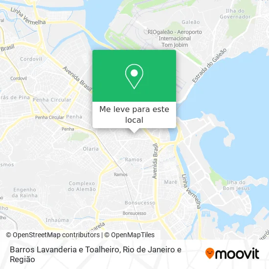 Barros Lavanderia e Toalheiro mapa