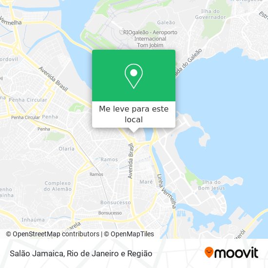 Salão Jamaica mapa