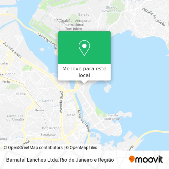 Barnatal Lanches Ltda mapa