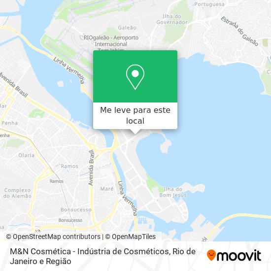 M&N Cosmética - Indústria de Cosméticos mapa