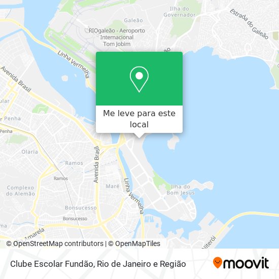 Clube Escolar Fundão mapa