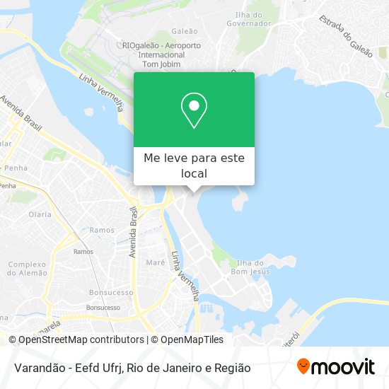 Varandão - Eefd Ufrj mapa