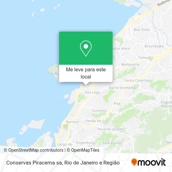 Conservas Piracema sa mapa