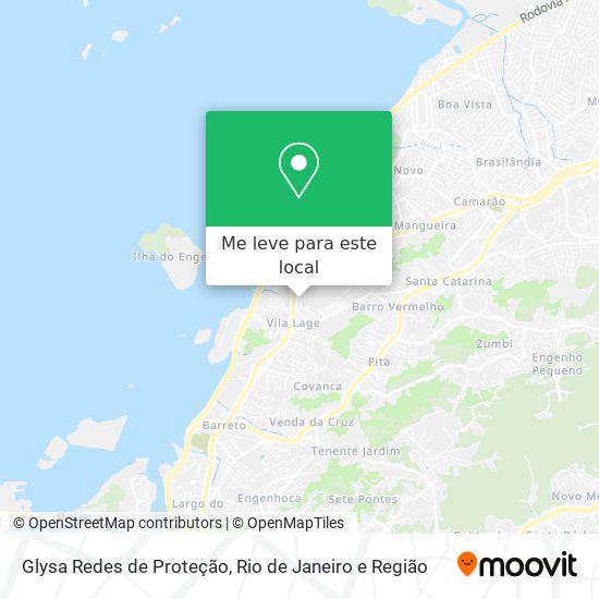 Glysa Redes de Proteção mapa