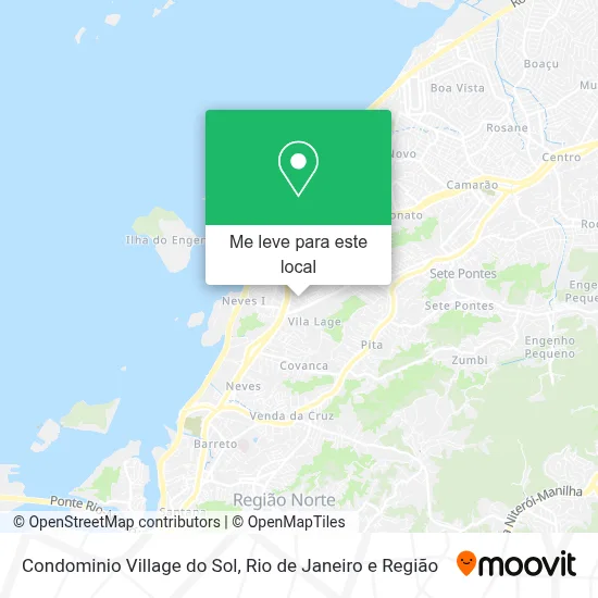 Condominio Village do Sol mapa