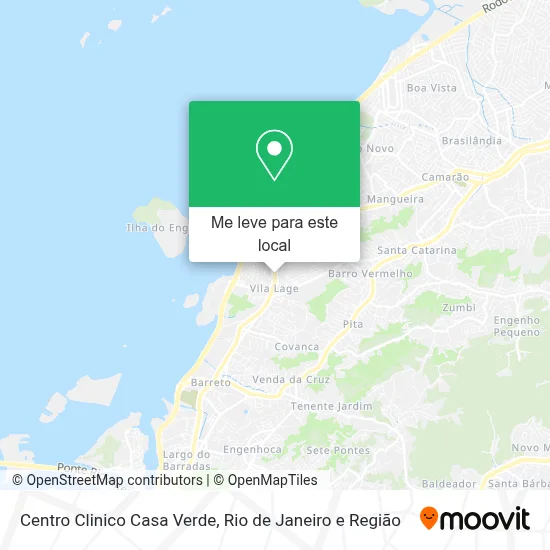 Centro Clinico Casa Verde mapa