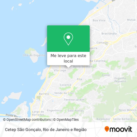 Cetep São Gonçalo mapa