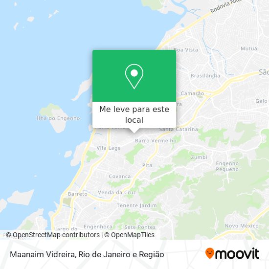 Maanaim Vidreira mapa