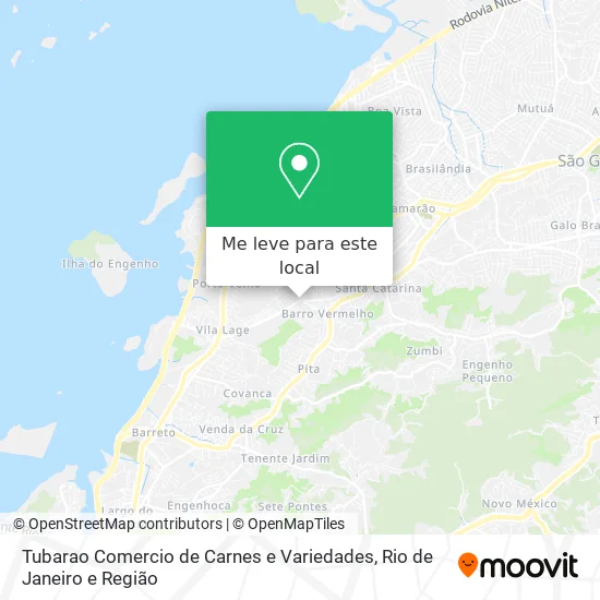Tubarao Comercio de Carnes e Variedades mapa
